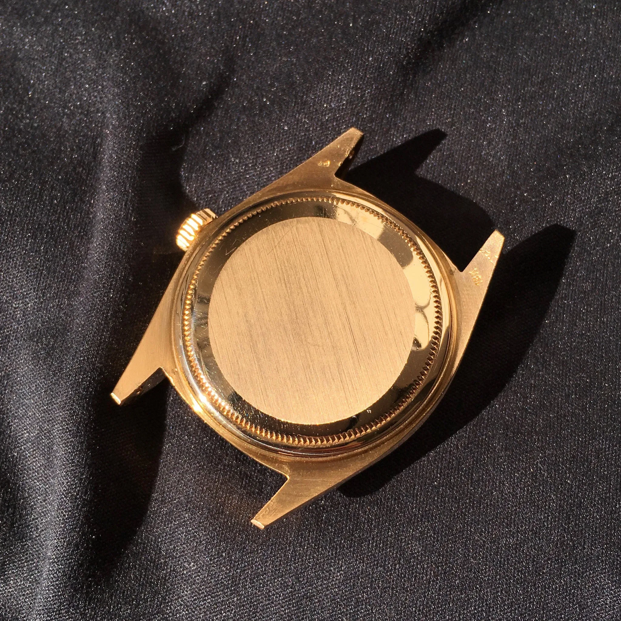 1972 Rolex President 1803 Day Date 18K Yellow Gold Linen Wristwatch