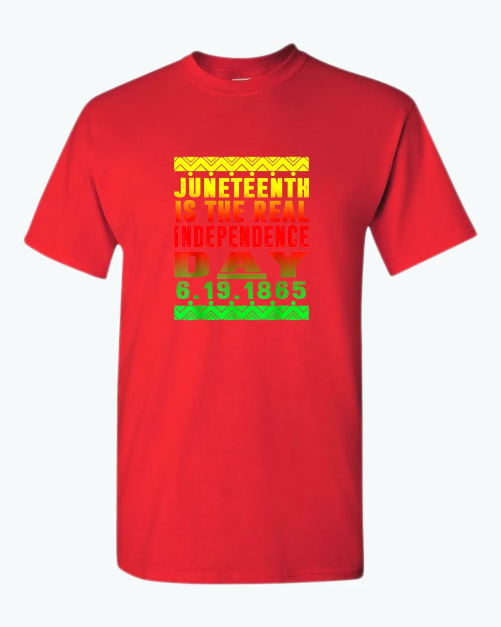 6-19-1865 real independence day t-shirt