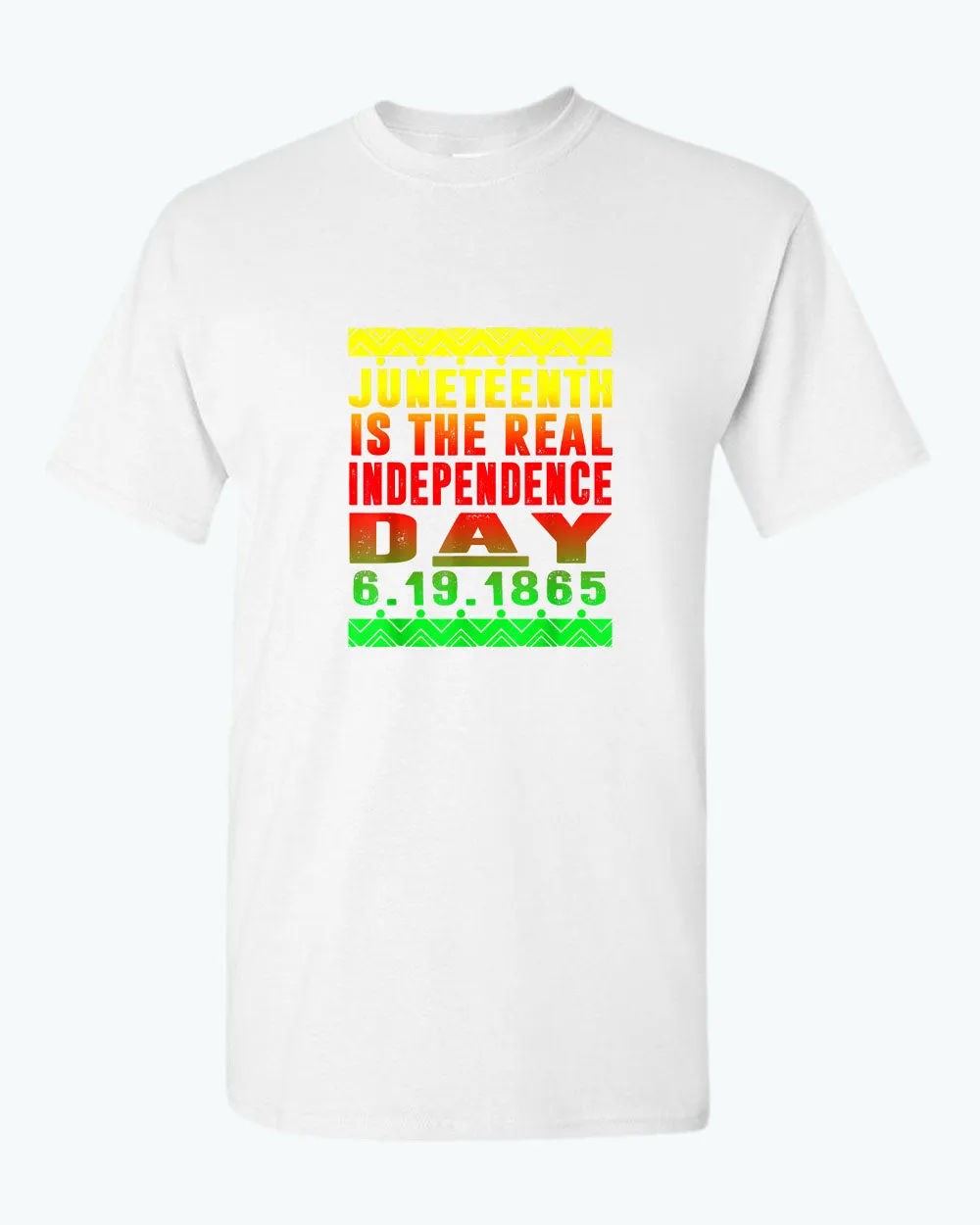 6-19-1865 real independence day t-shirt