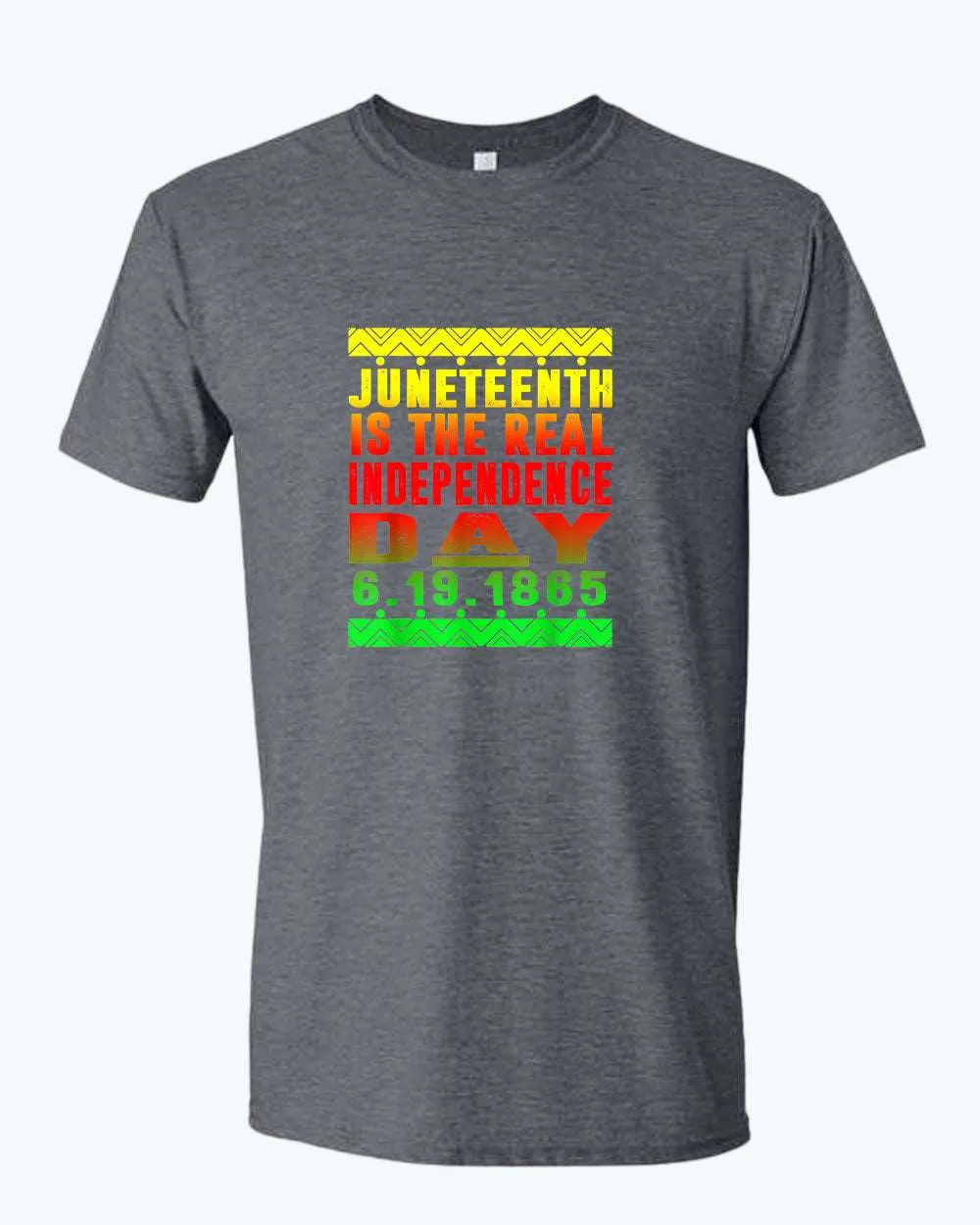 6-19-1865 real independence day t-shirt