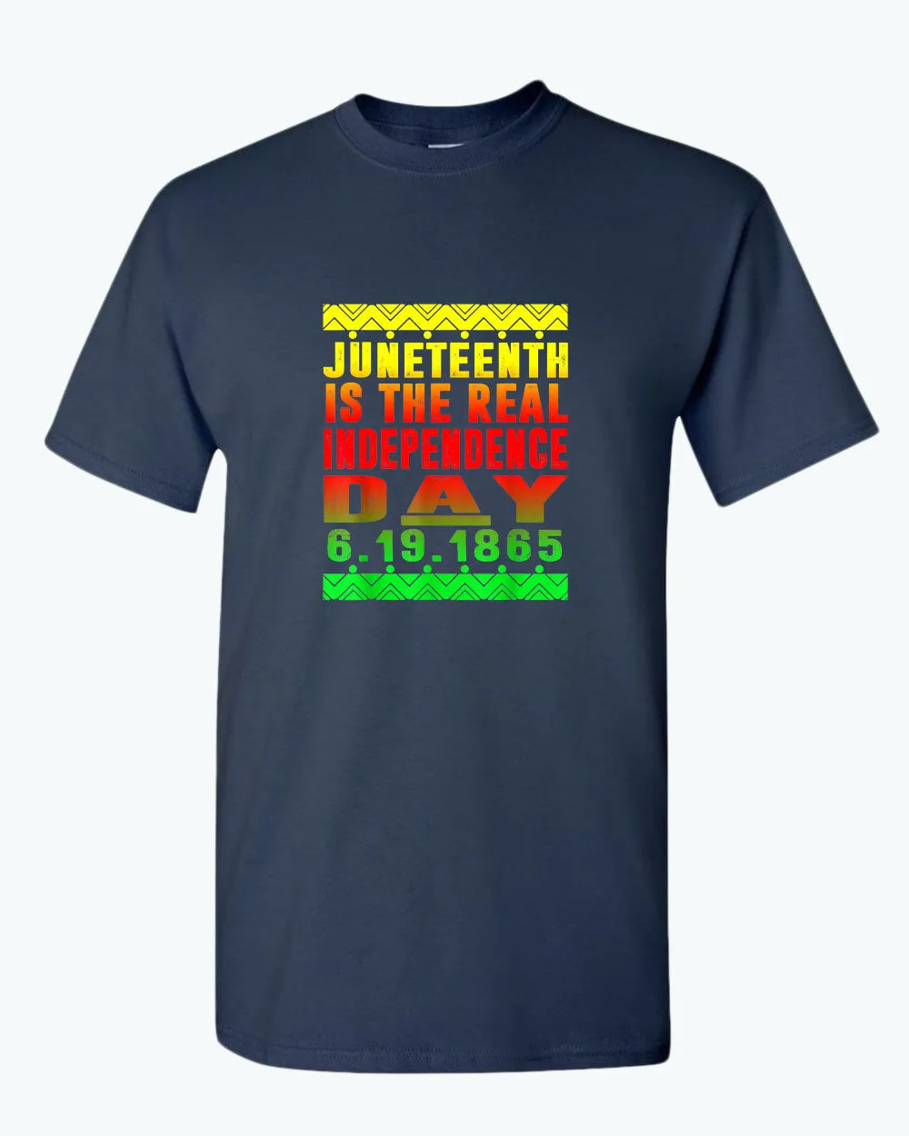 6-19-1865 real independence day t-shirt