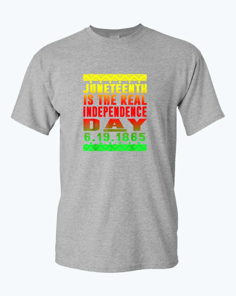 6-19-1865 real independence day t-shirt