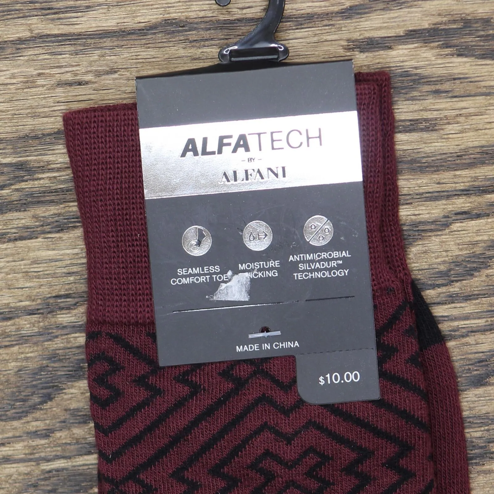 Alfani Men's Swirl Pattern Dress Socks
