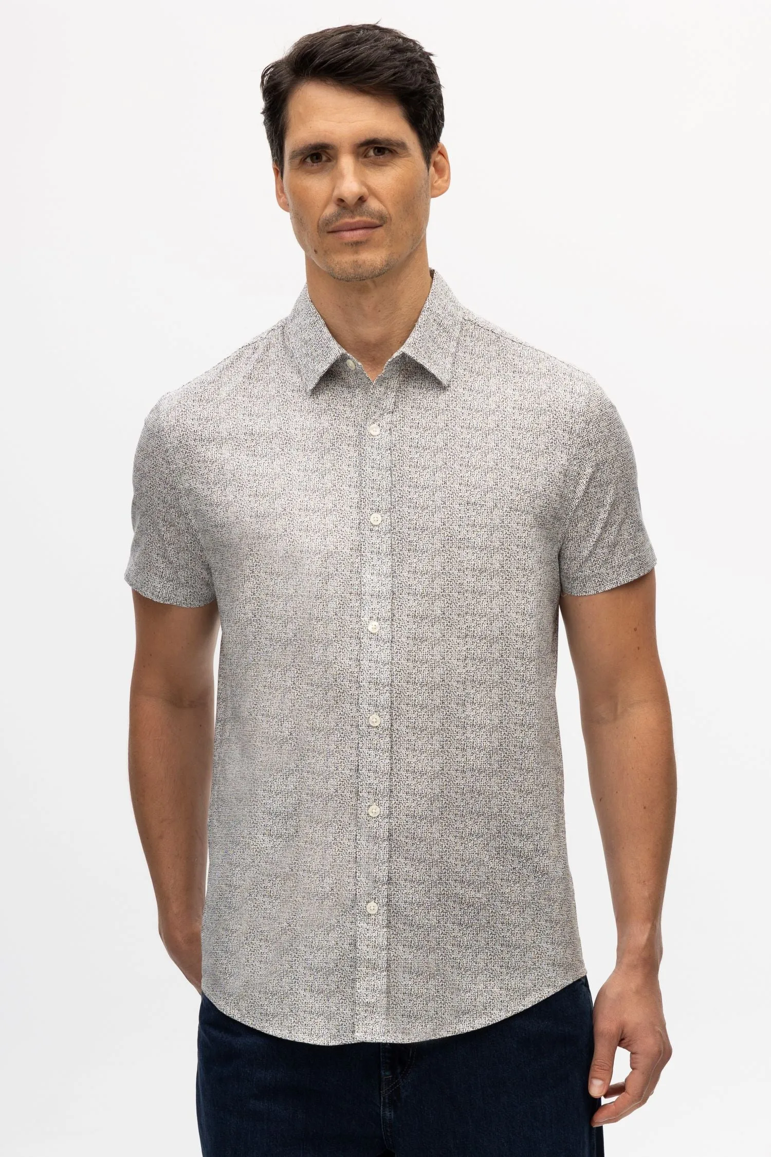 Andrew White Abstract Shirt