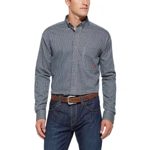 Ariat 10013513 Men's FR Plaid Work Shirt