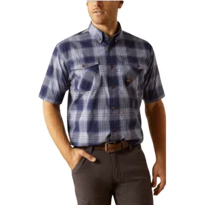 Ariat Men's Made Tough Durastretch Work Shirt - Blue Plaid