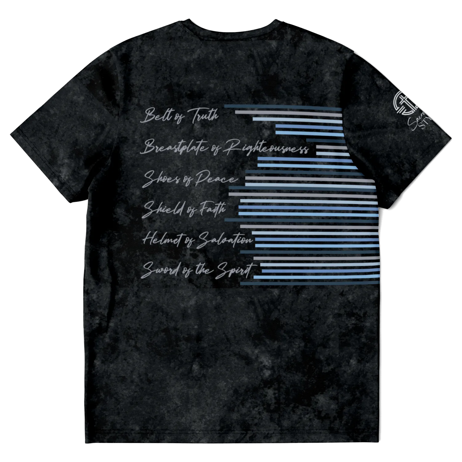 Armor of God - Blue and Black Camo Shirt