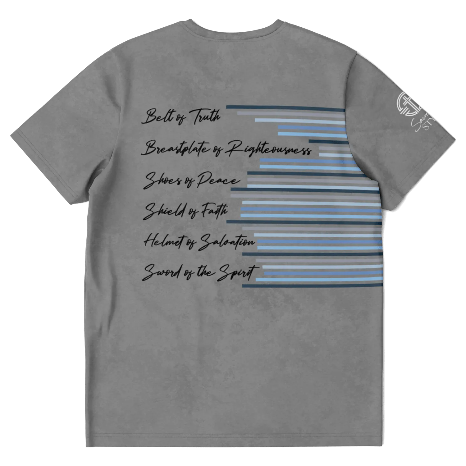 Armor of God - Blue and Gray Camo Shirt