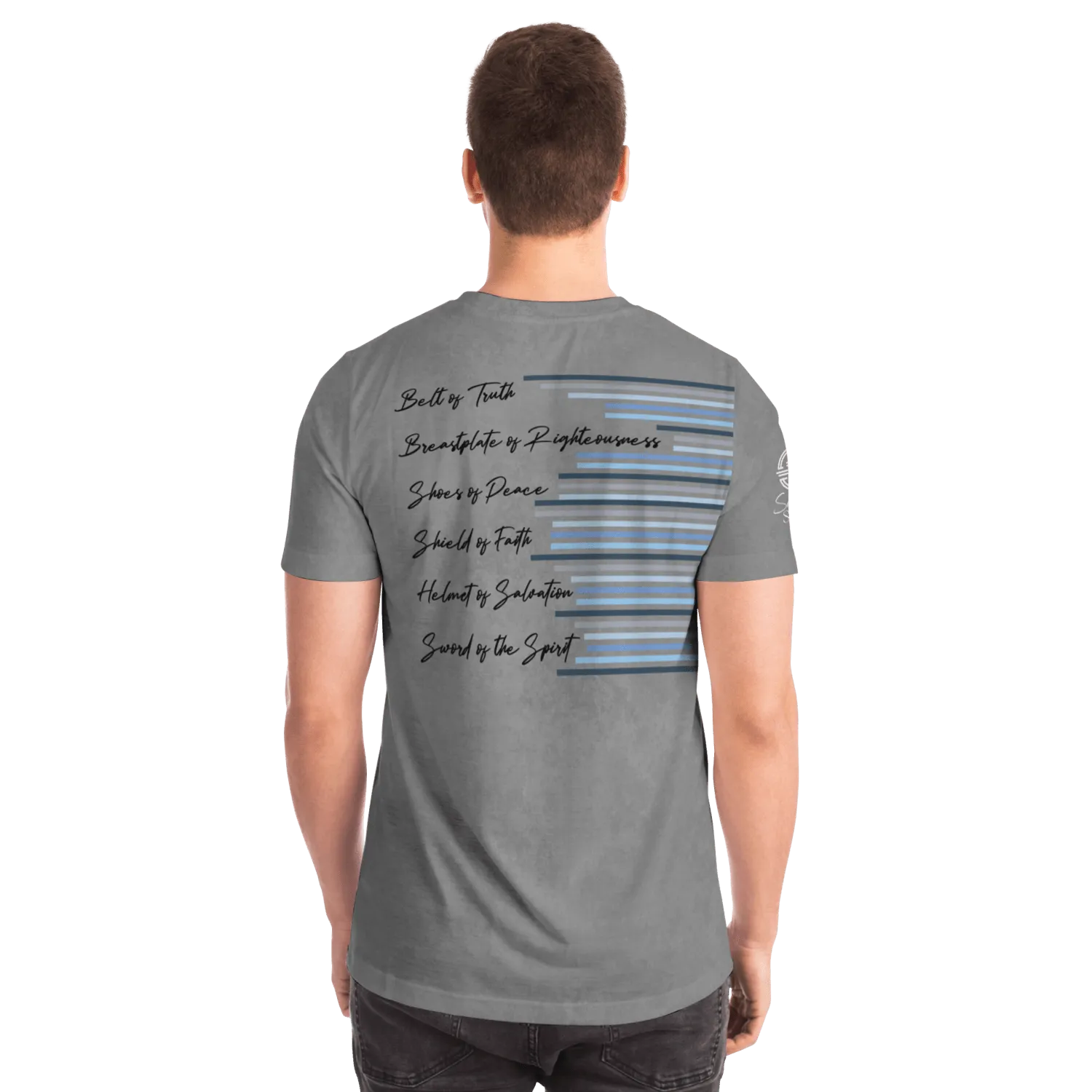 Armor of God - Blue and Gray Camo Shirt