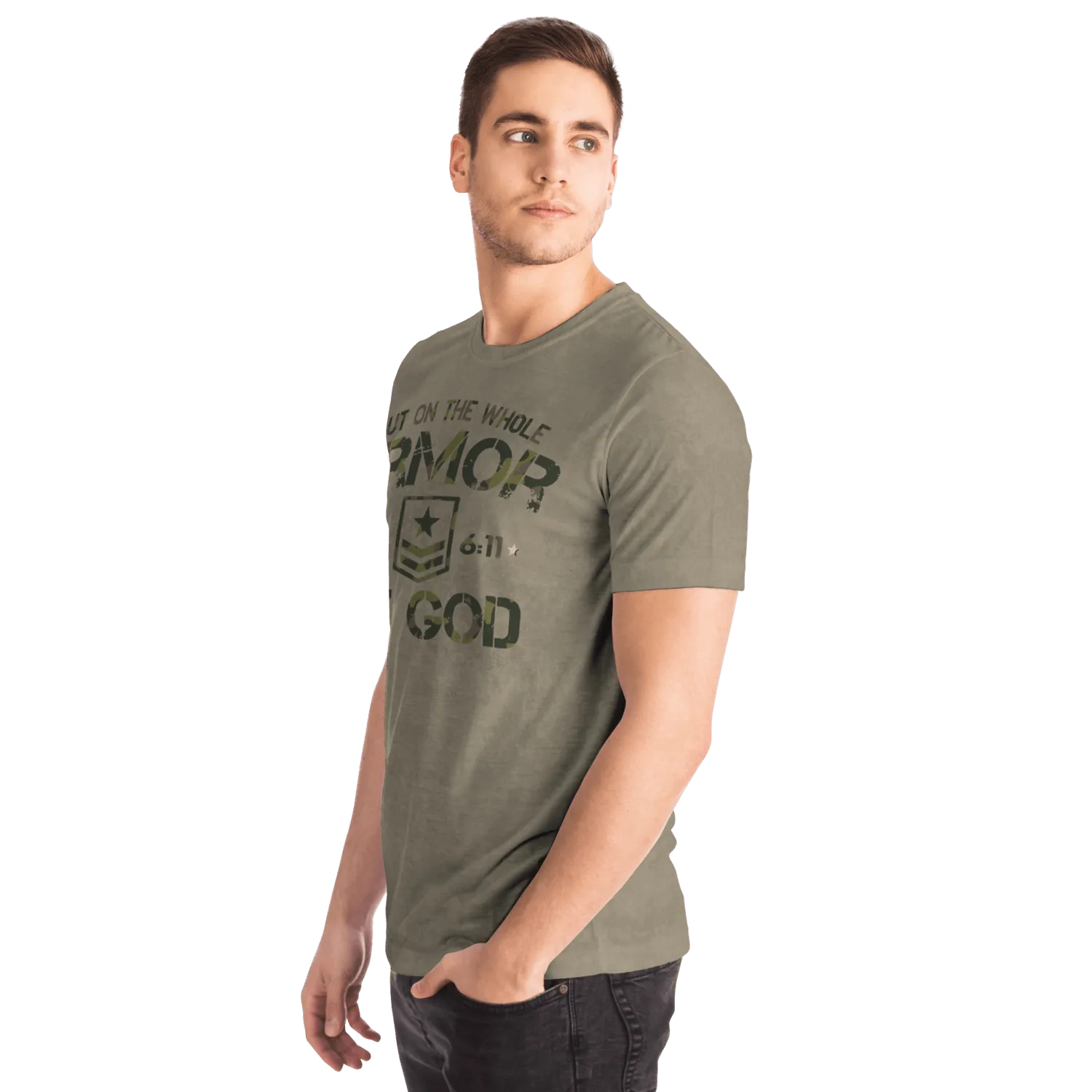 Armor of God - Green Camo Shirt