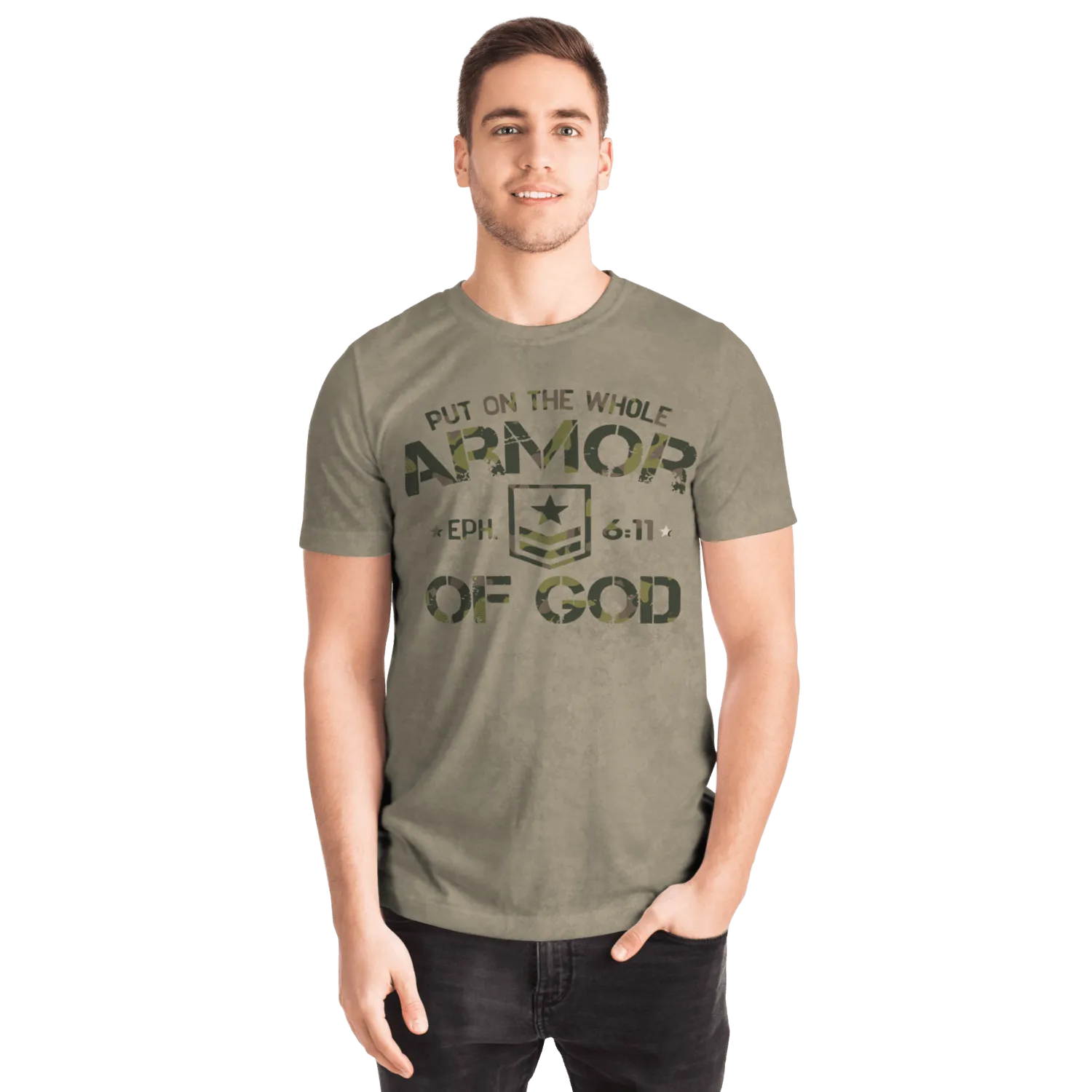Armor of God - Green Camo Shirt
