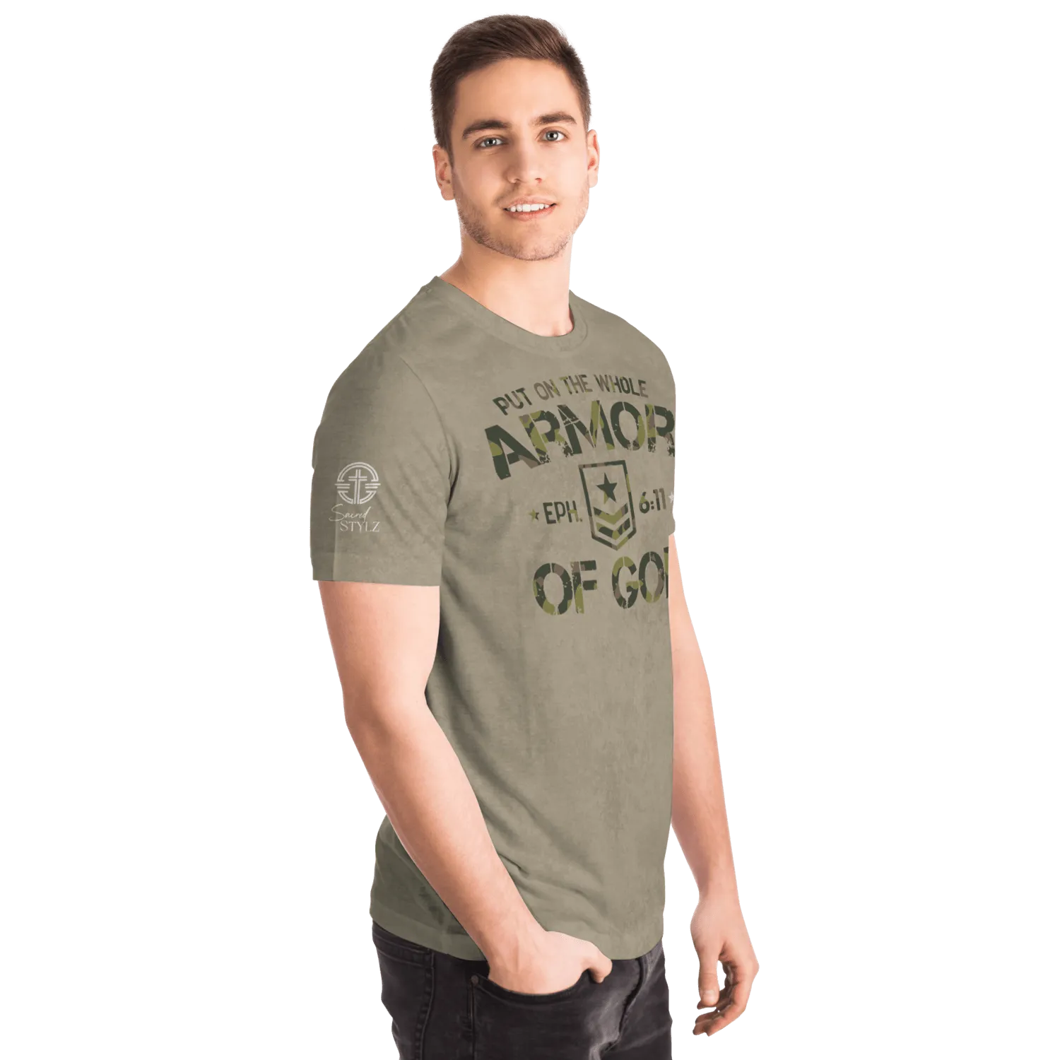 Armor of God - Green Camo Shirt