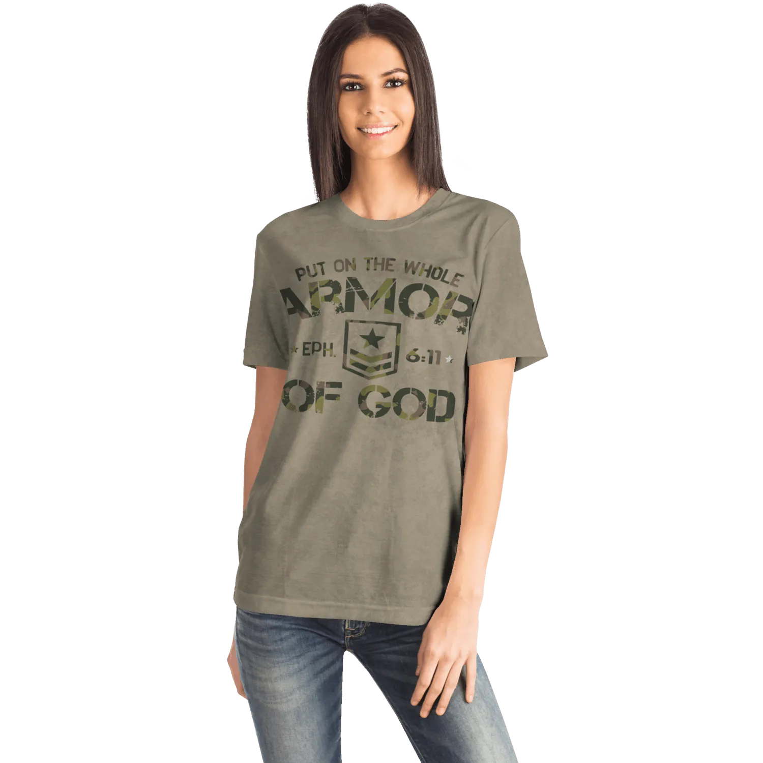 Armor of God - Green Camo Shirt