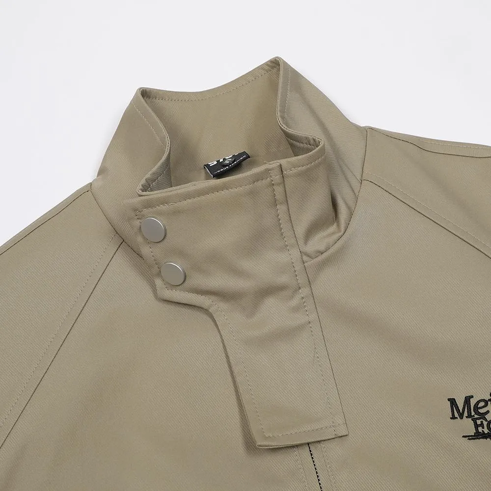 Autumn And Winter Trendy Brand Men's Workwear Vertical Collar Jacket Vibe American Casual Loose Small Embroidered Alphabet Flying Baseball Suit