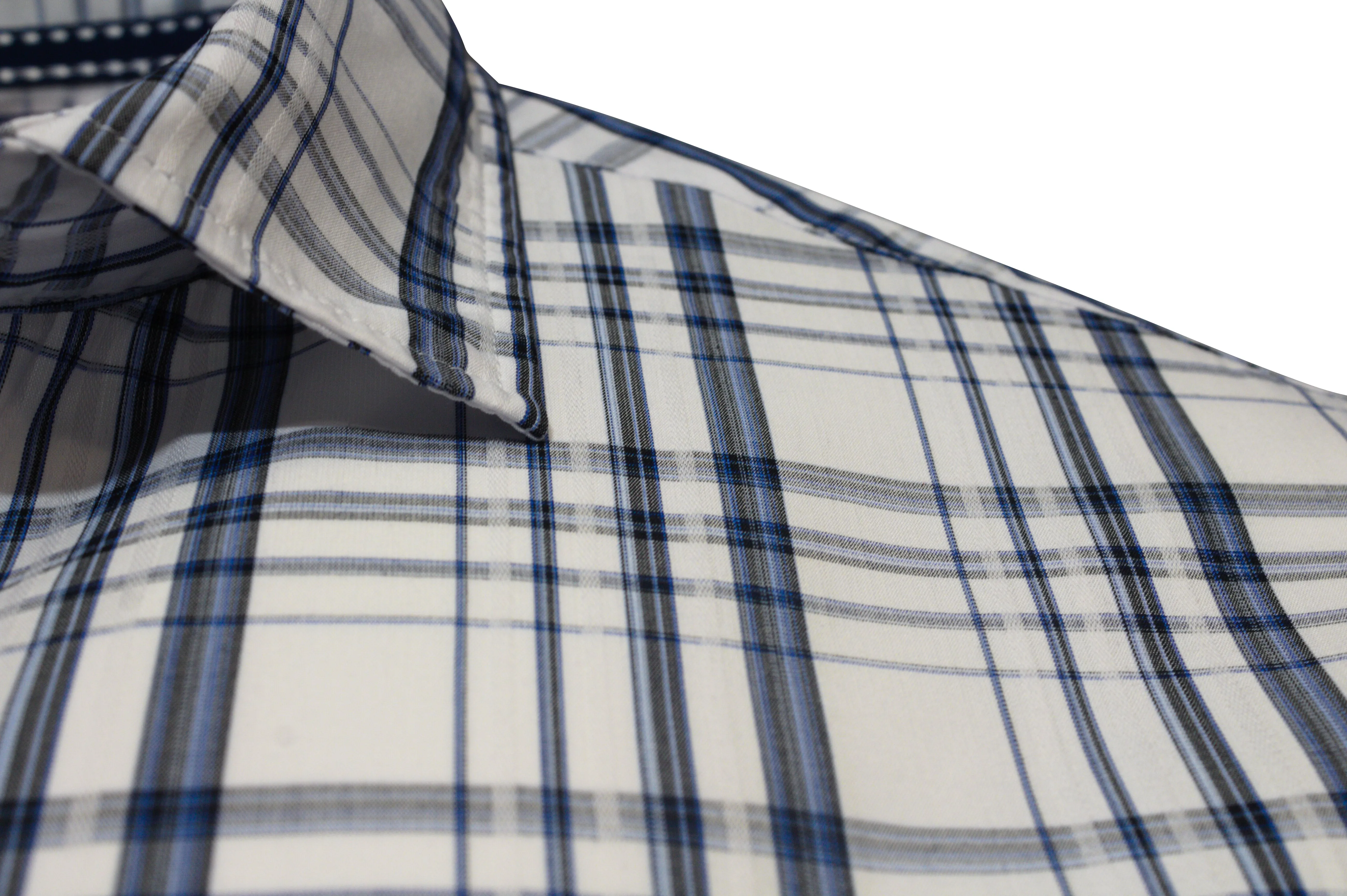 Back Bay Bamboo Soft Touch Check Short Sleeve Shirt