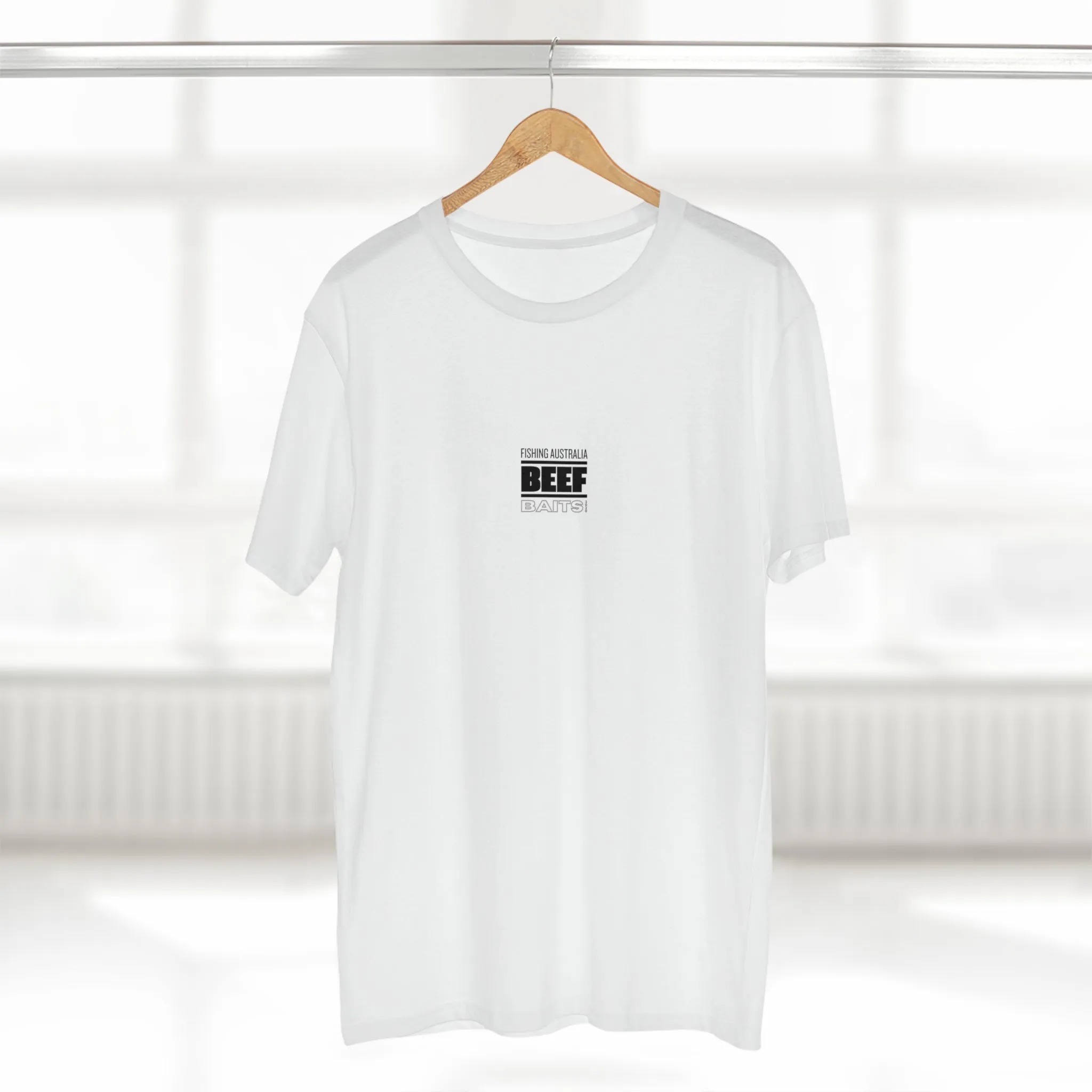 Beef Baits fishing Australia 2020 shark print Men's Staple Tee