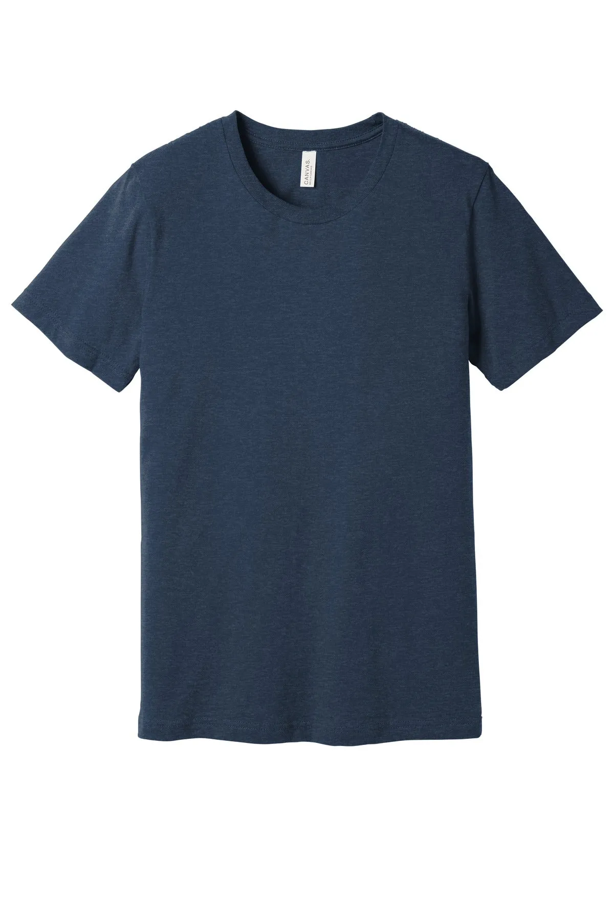 BELLA CANVAS  Unisex Heather CVC Short Sleeve Tee. BC3001CVC Heather Navy