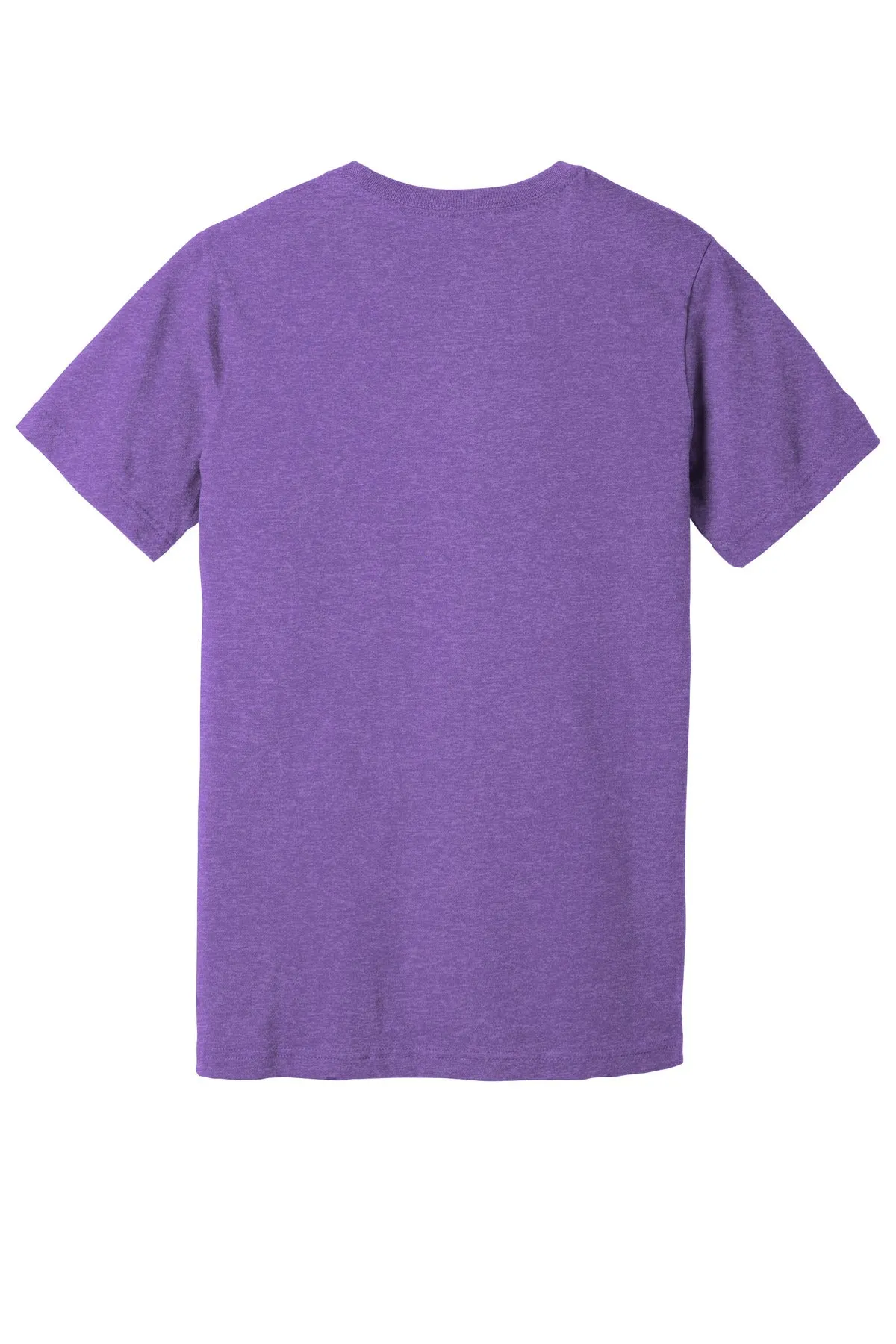 BELLA CANVAS  Unisex Heather CVC Short Sleeve Tee. BC3001CVC Heather Team Purple