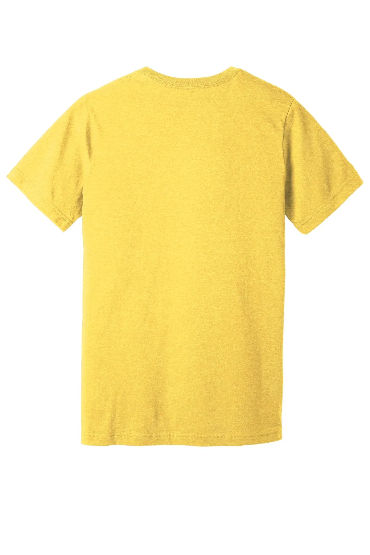 BELLA CANVAS  Unisex Heather CVC Short Sleeve Tee. BC3001CVC Heather Yellow Gold