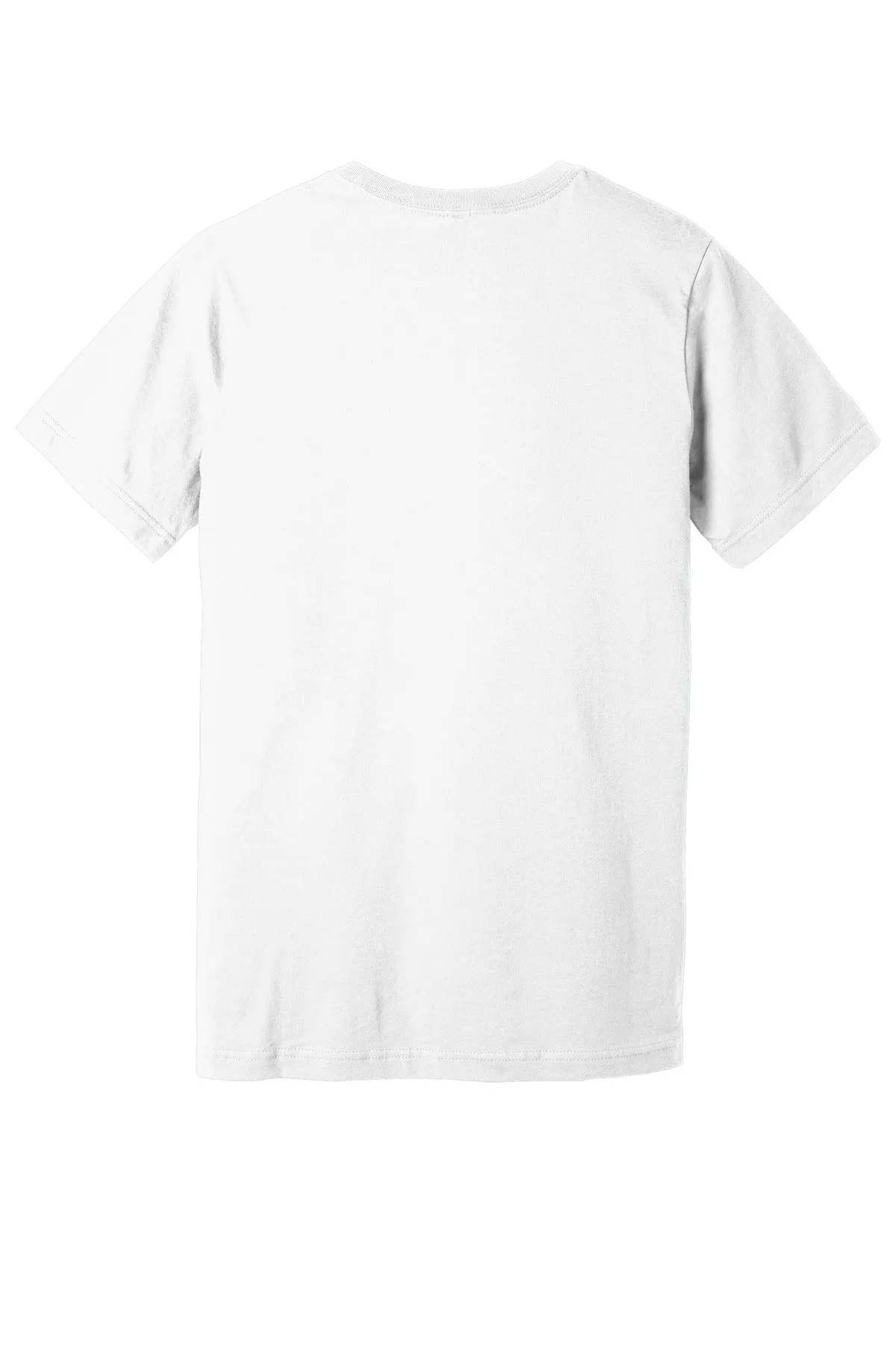 BELLA CANVAS  Unisex Heather CVC Short Sleeve Tee. BC3001CVC Solid White Blend