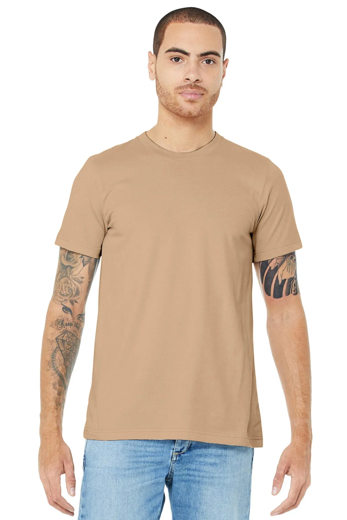 BELLA CANVAS  Unisex Jersey Short Sleeve Tee. BC3001 Sand Dune