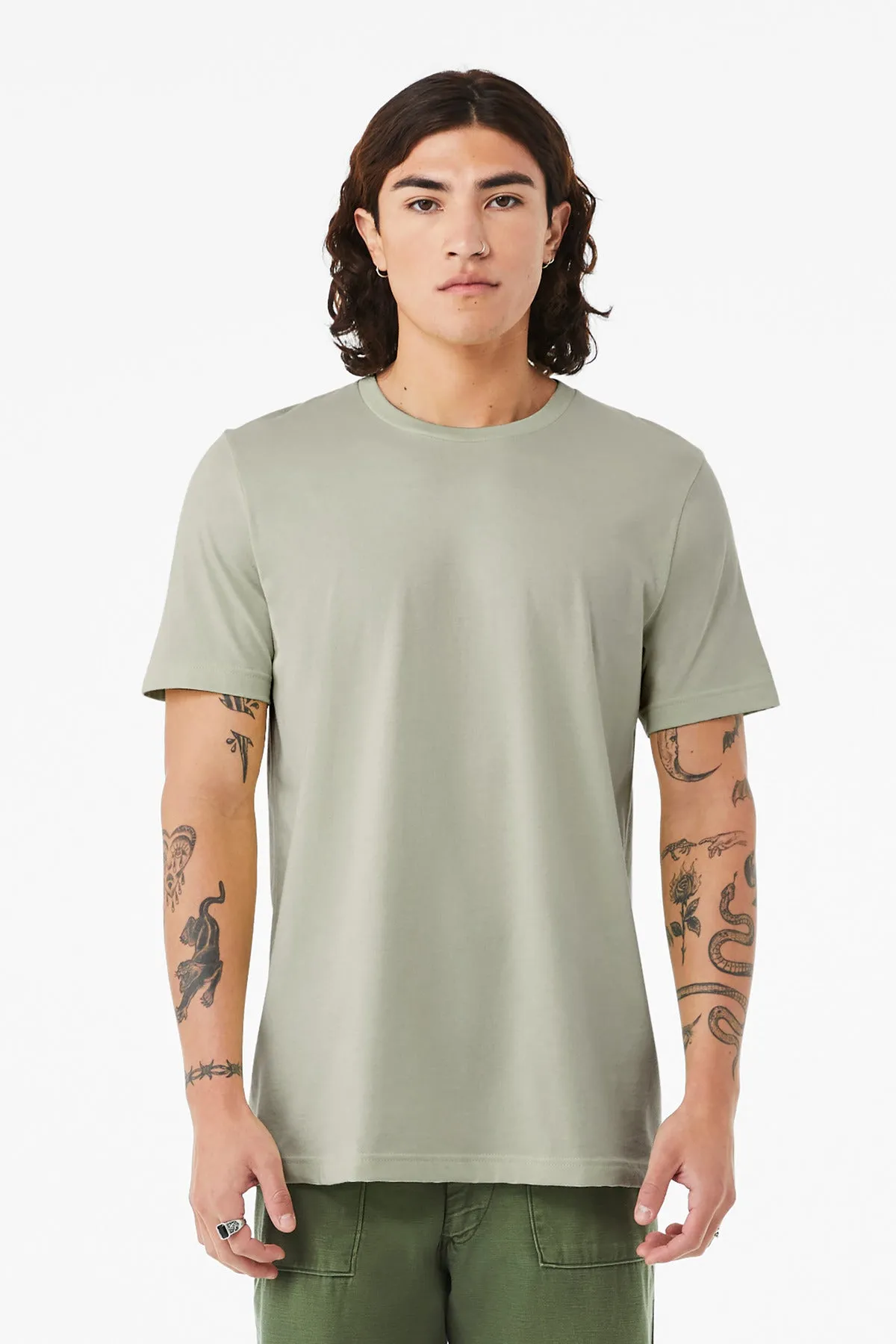 BELLA CANVAS  Unisex Jersey Short Sleeve Tee. BC3001 Thyme