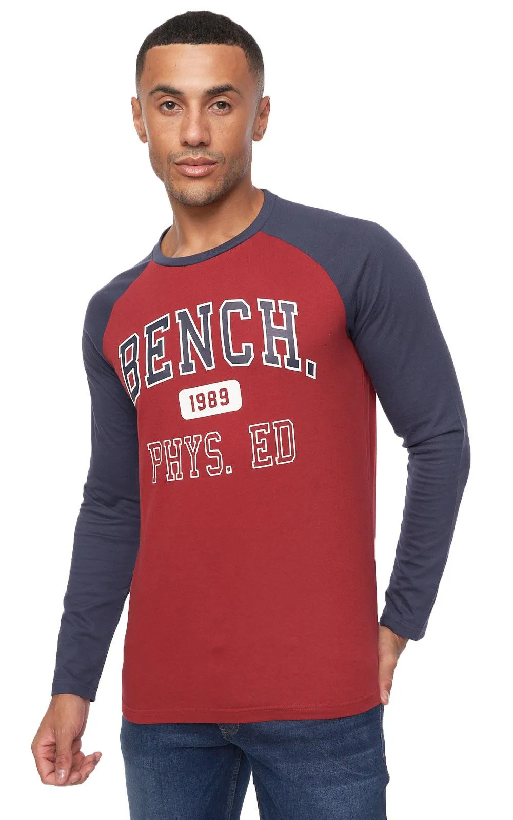 Bench TITUS Cotton Full Sleeve T-Shirt