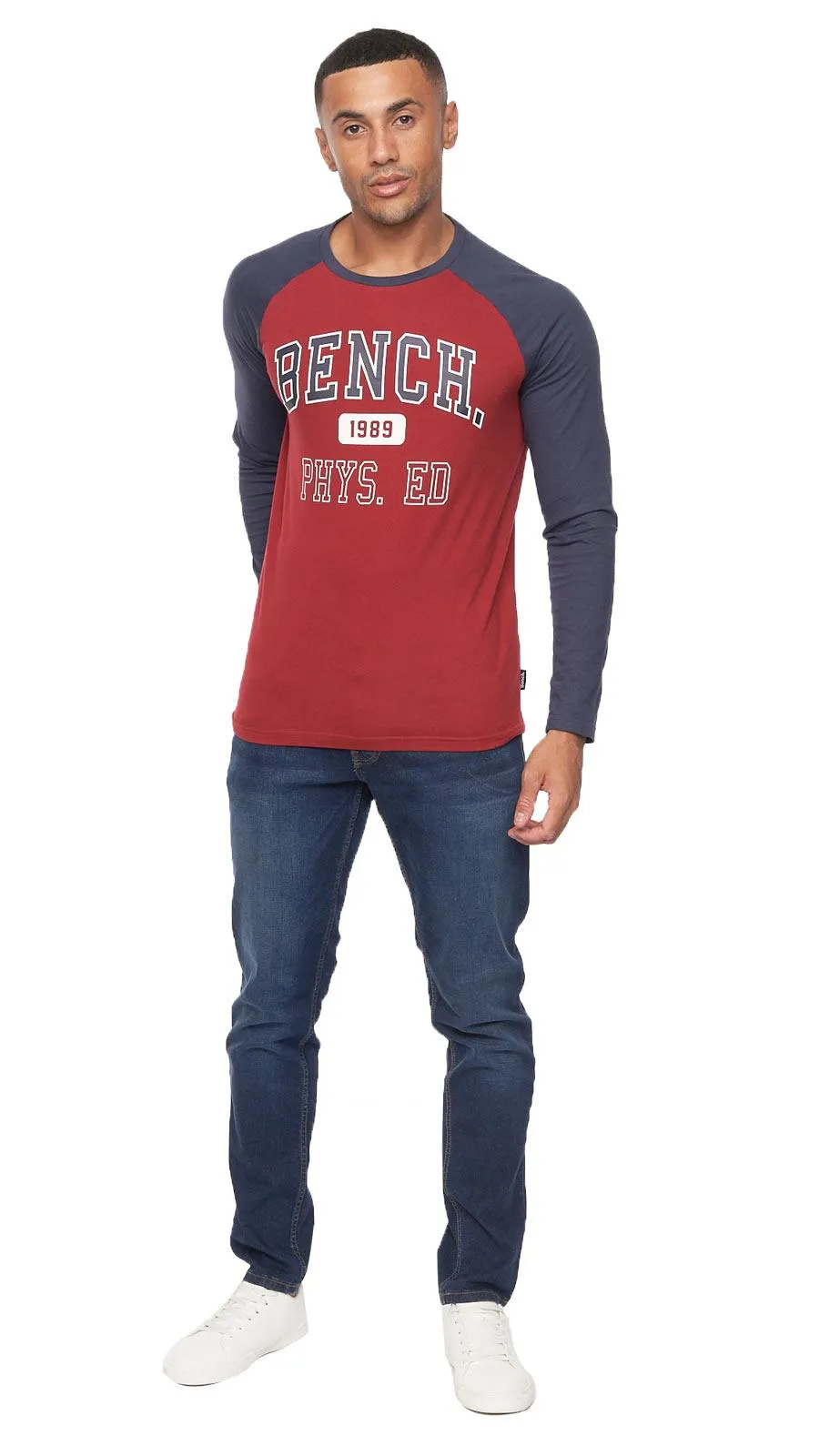 Bench TITUS Cotton Full Sleeve T-Shirt