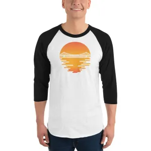 Bengali Unisex Fine Jersey Raglan Tee - Howrah by the Dawn