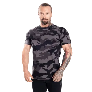 Better Bodies Gym Tapered Tee - Dark Camo