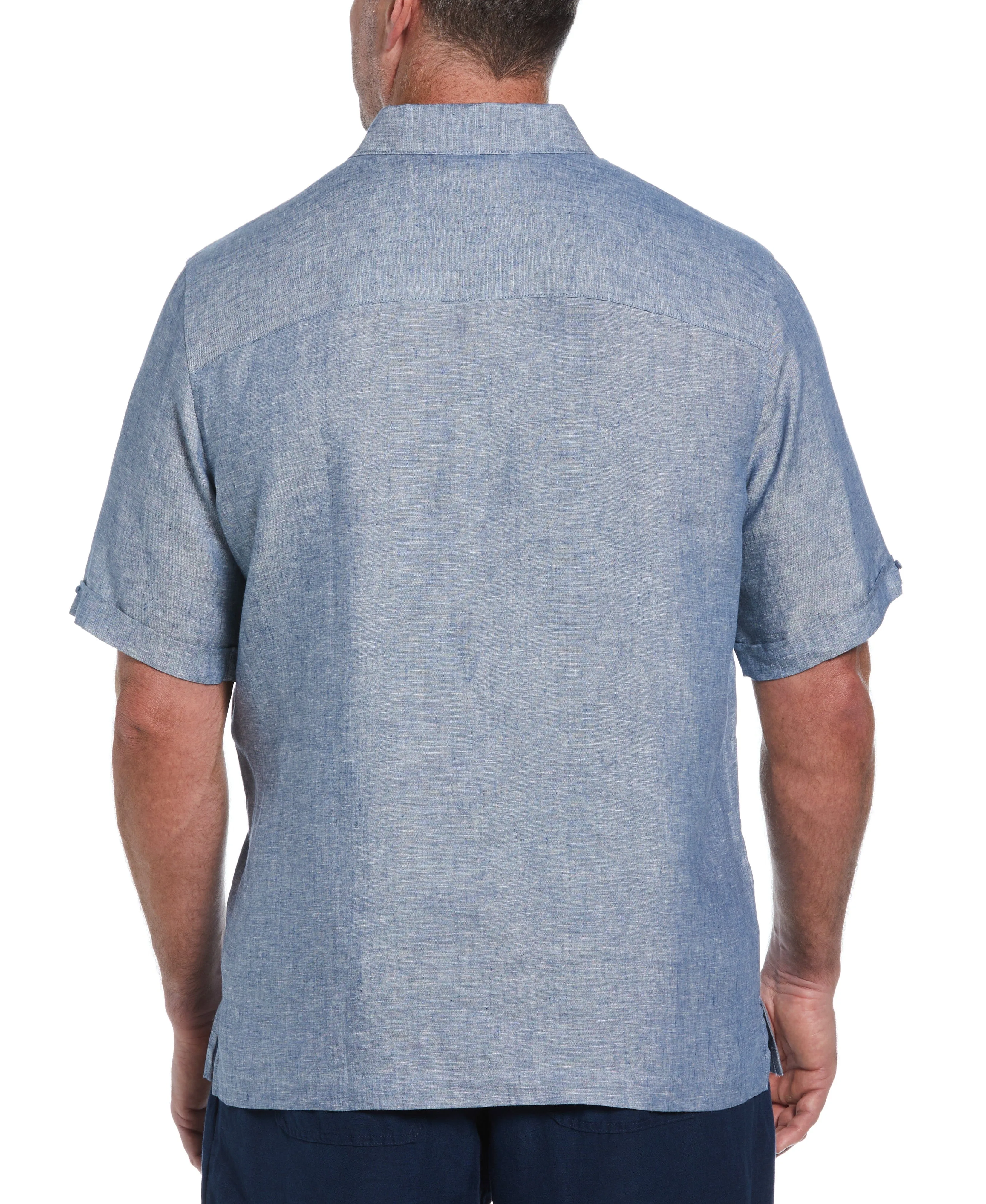 Big & Tall Classic Two-Tone Linen Shirt