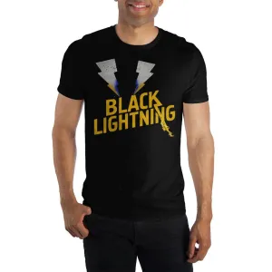 Black Lightning Logo T shirt