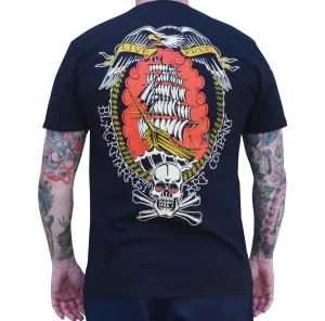 Black Market Live Free Men's Graphic T-Shirt Black
