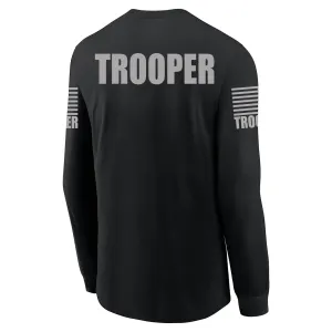 Black Trooper Men's Shirt - Long Sleeve (Gray)