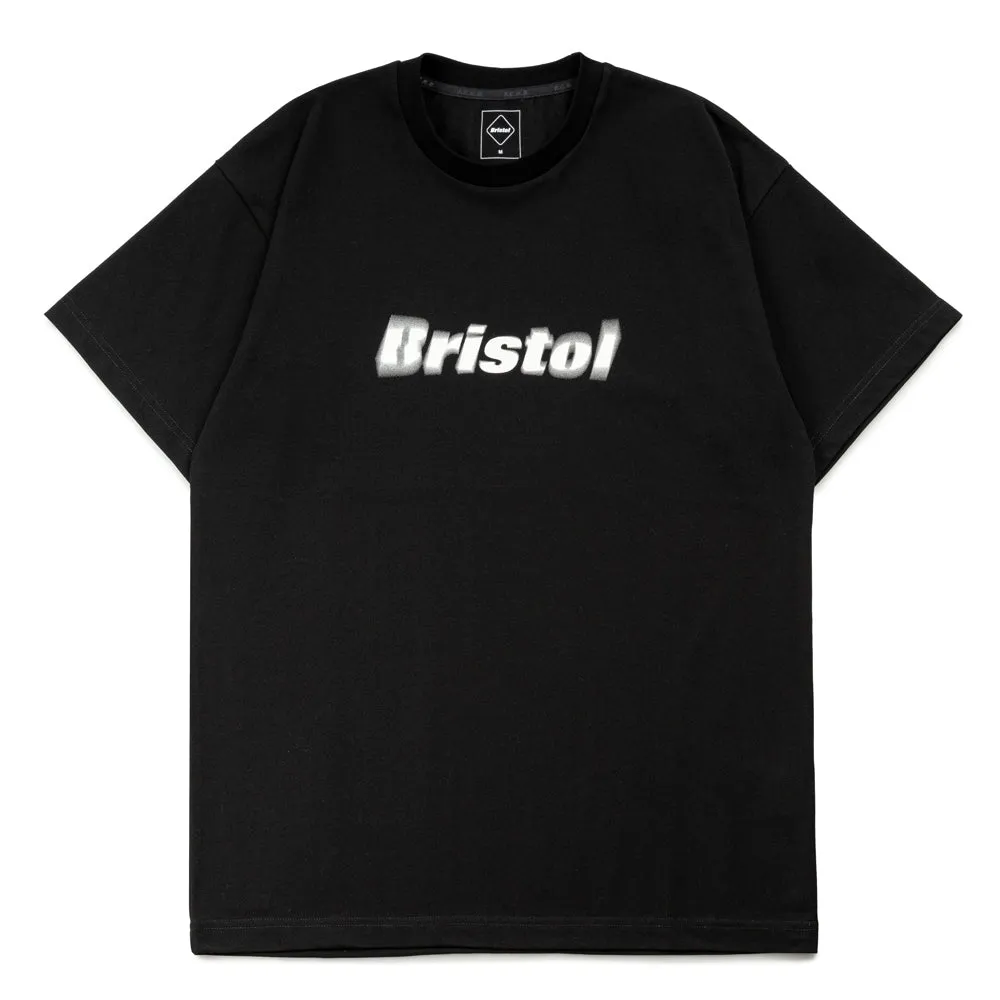 Blurred Logo Tee | Black