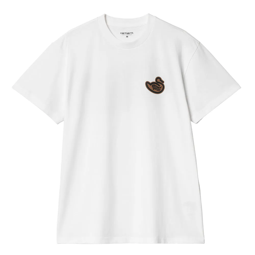Brown Ducks Tee | White