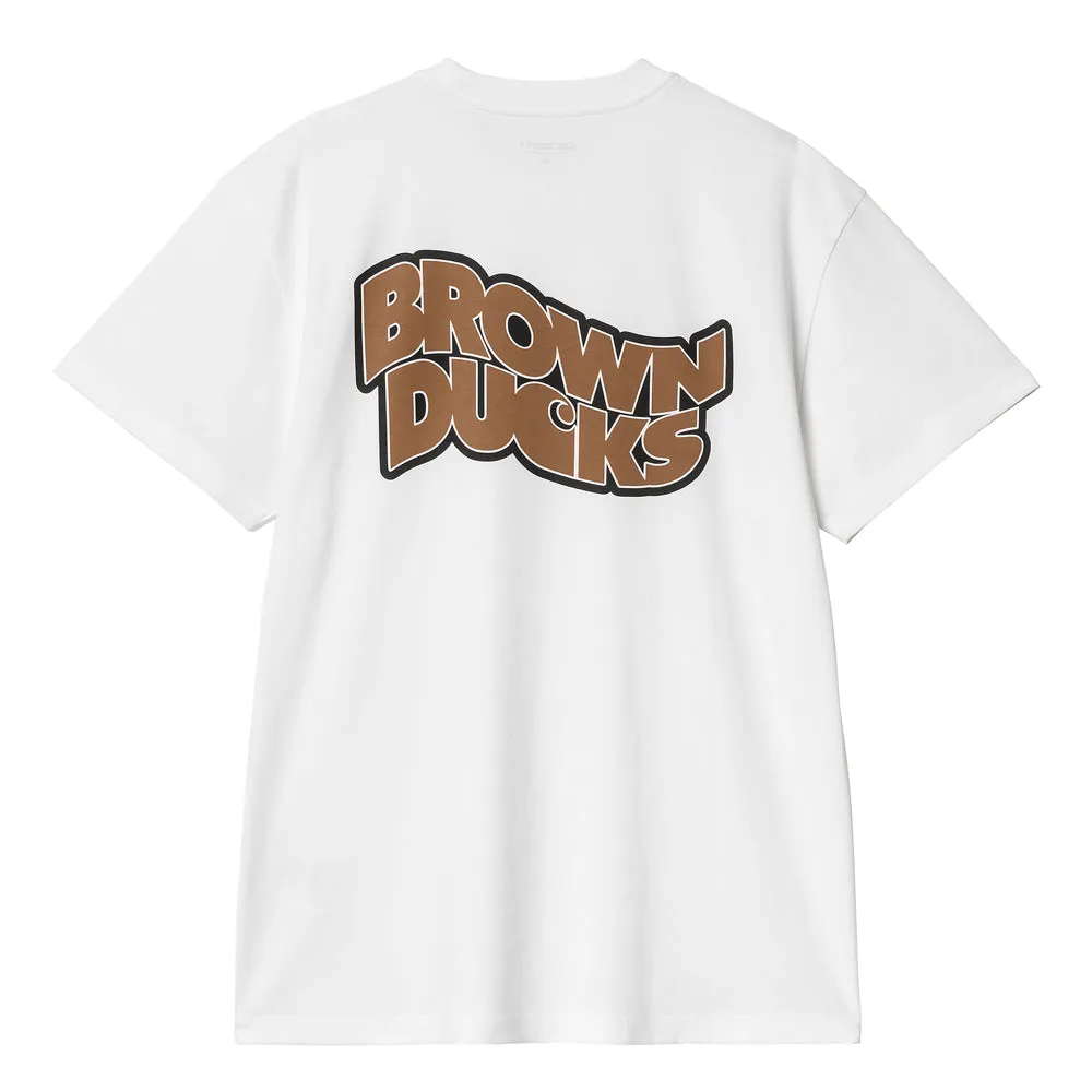 Brown Ducks Tee | White