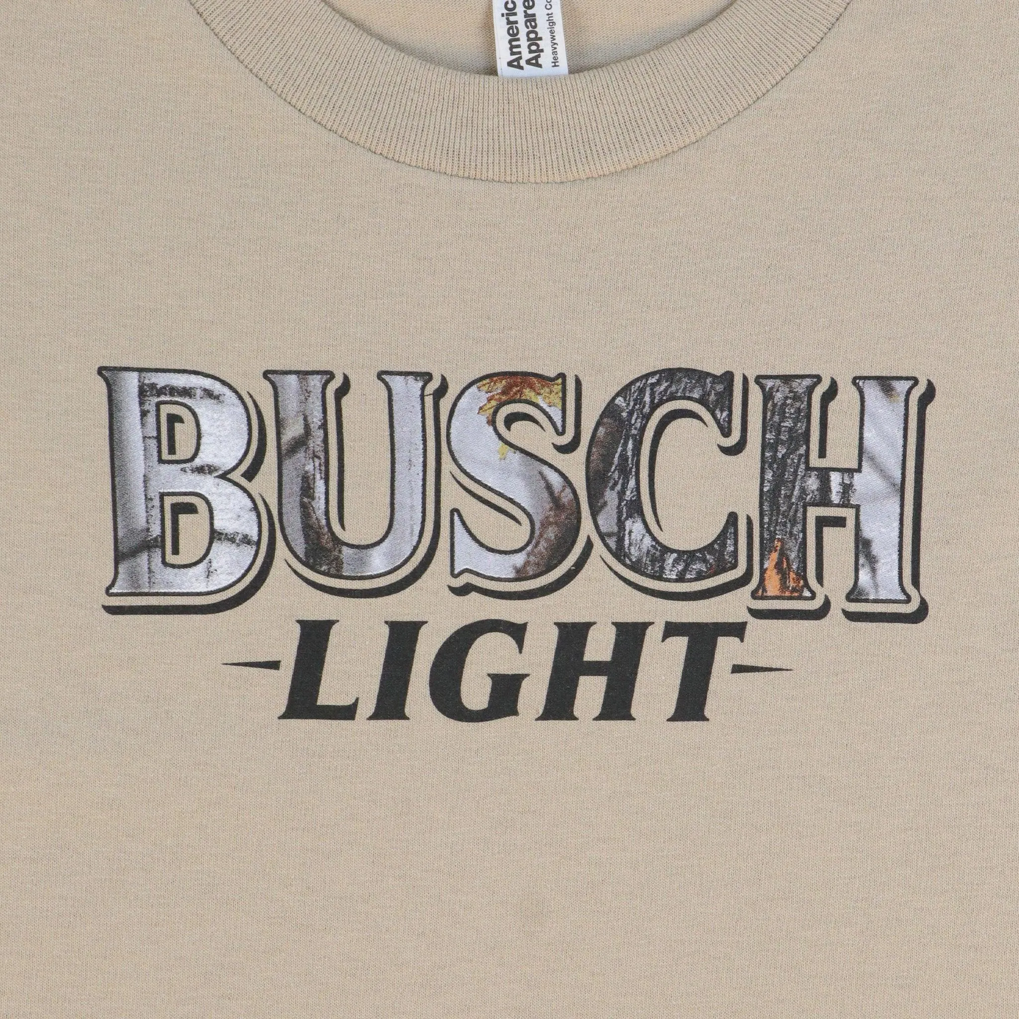 Busch Light Earth Camo Logo T-Shirt
