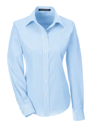 C1697W Ladies Crown Collection Banker Stripe Shirt