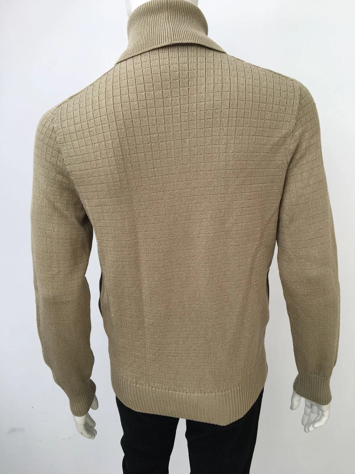 Calfskin & Cotton Cardigan