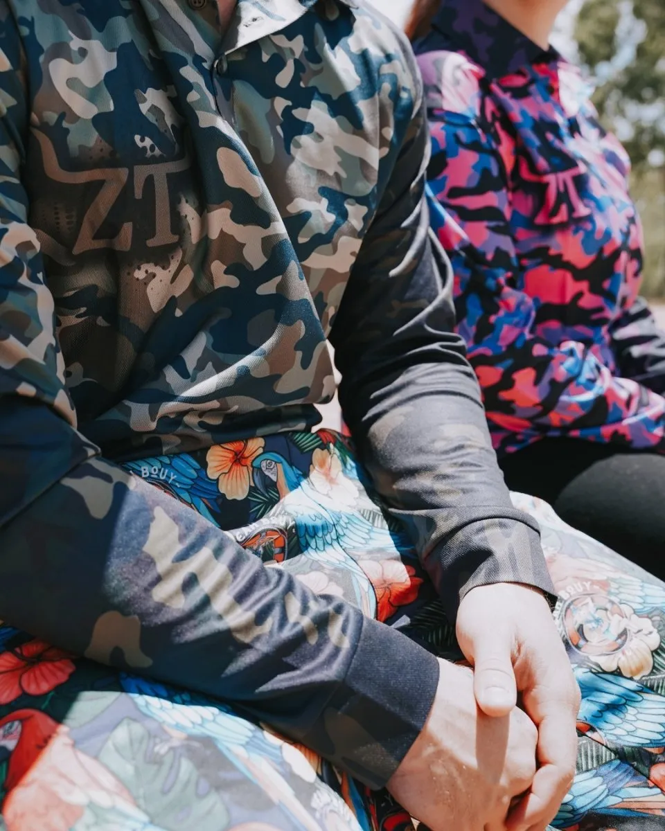 Camo | Commando Khaki Green Fishing Shirt ★Pre-Order★