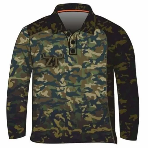 Camo | Commando Khaki Green Fishing Shirt ★Pre-Order★