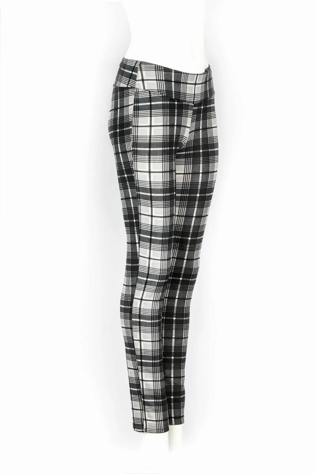 Charlotte Plaid Scuba Pants