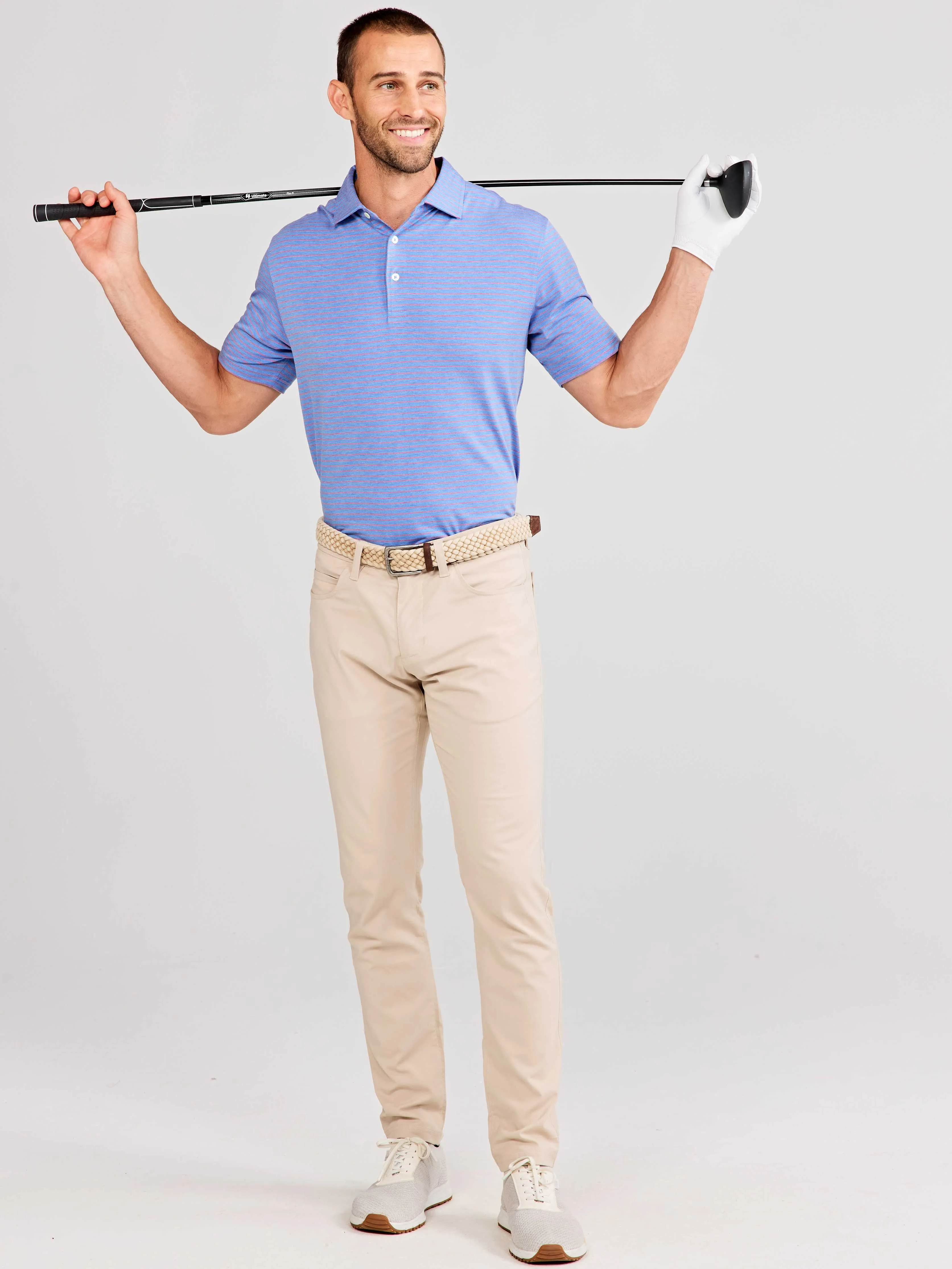 Cloud Performance Polo - Brookline Stripe