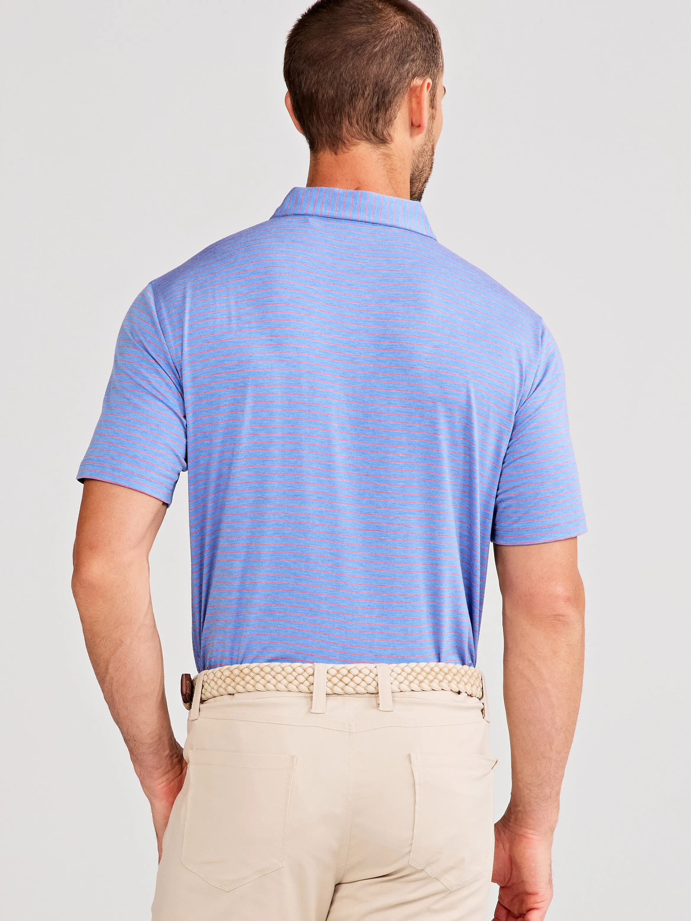Cloud Performance Polo - Brookline Stripe