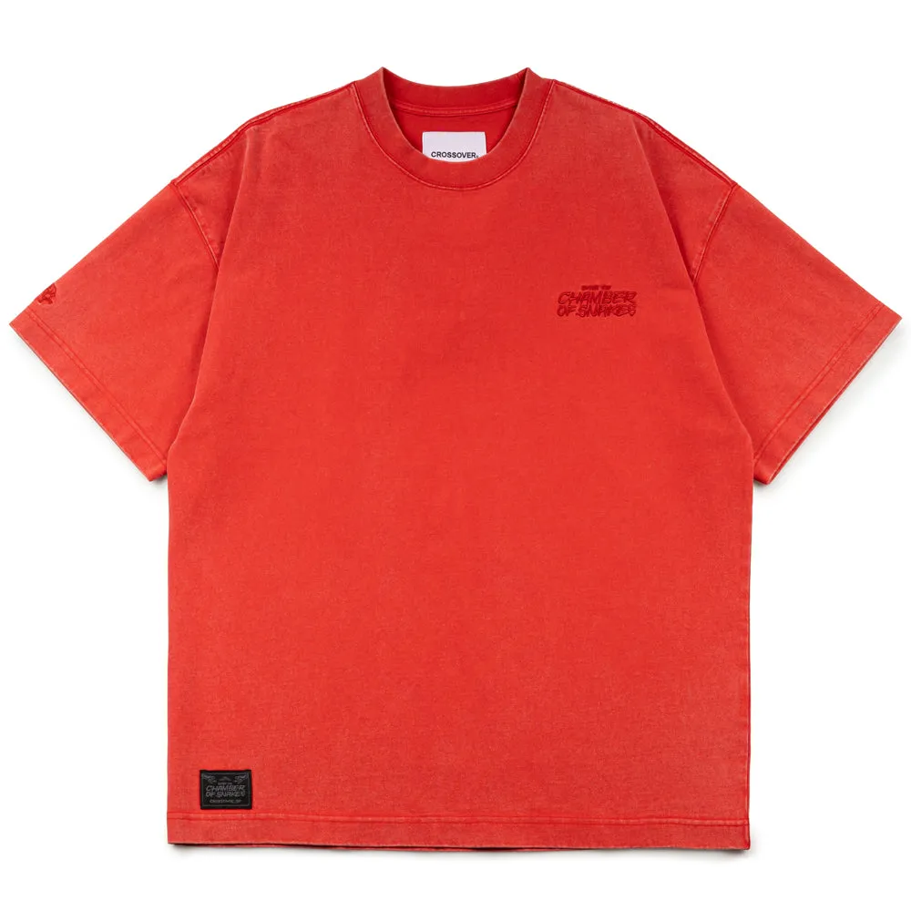 Crossover x Temple of Skate 'The Bonsai' Tee | Red