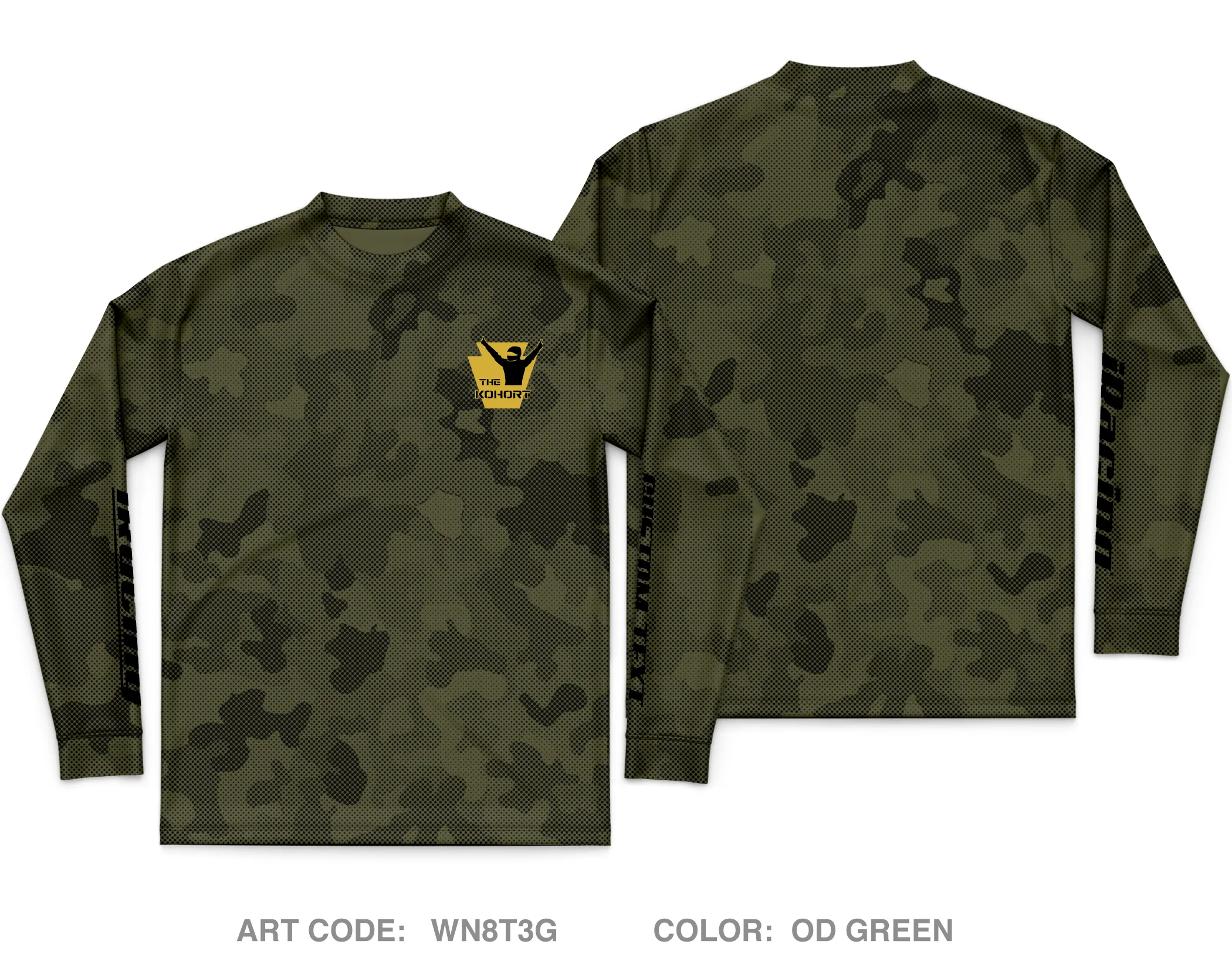 CUSTOM The Kohort Core Men's LS Performance Tee - WN8T3G