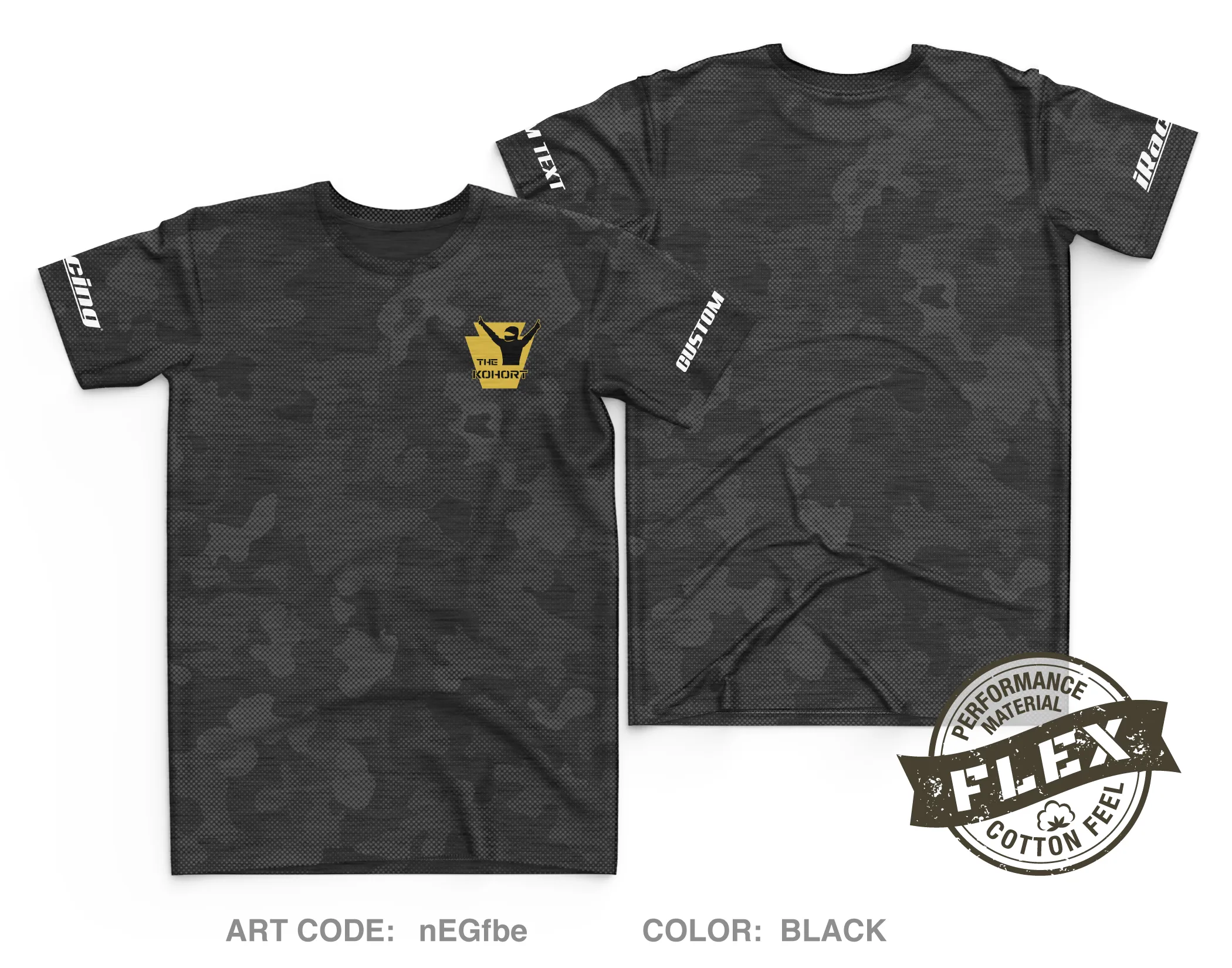 CUSTOM The Kohort Core Men's SS Flex Performance Tee - nEGfbe