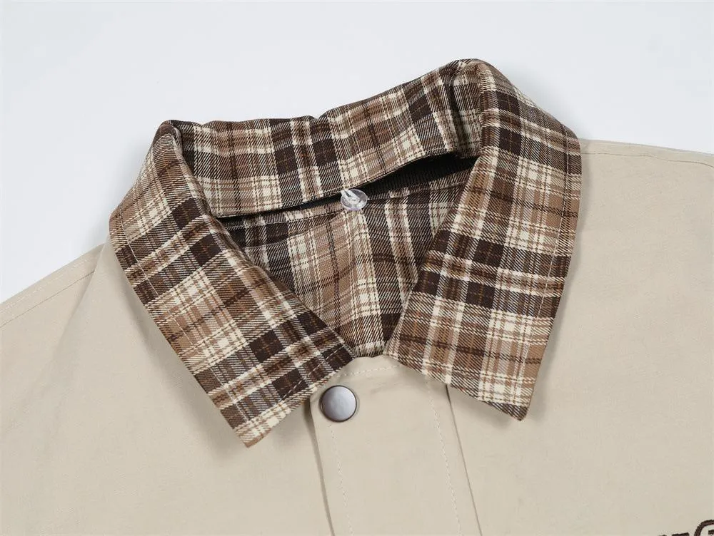 Detachable Lapel Jacket Coat Trendy Brand Men's European And American Fashionable Design Bow Pleated Loose Baseball Suit