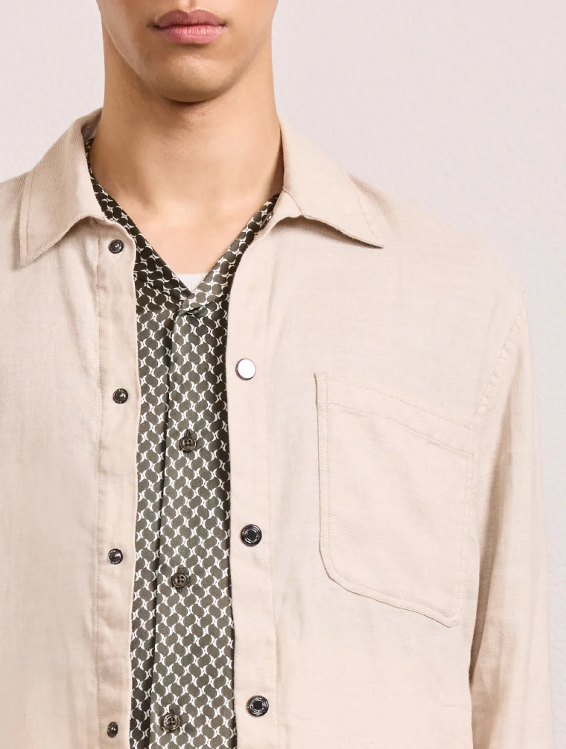 DIEGO LINEN COACH JACKET